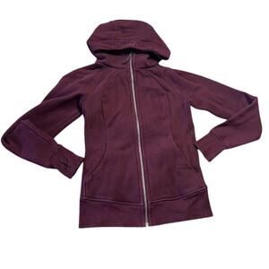 Lululemon Scuba Long Sleeve Full-Zip Hoodie Yoga Activewear Garnet Maroon 6
